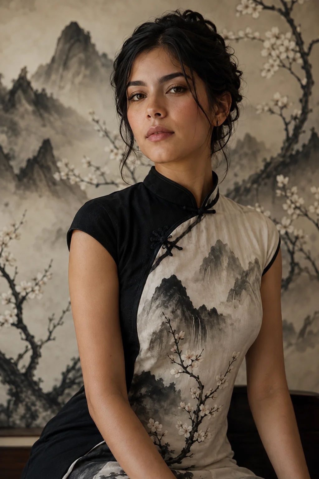 Ink Wash Qipao